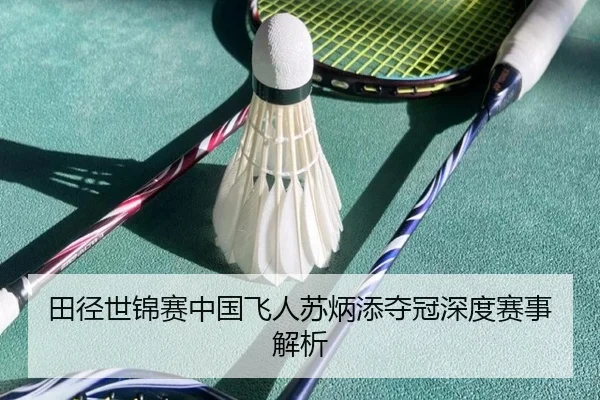 田径世锦赛中国飞人苏炳添夺冠深度赛事解析